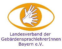 Logo des Landesverband der GebrdensprachlehrerInnen Bayern