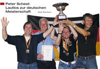 Die siegreiche deutsche Gehrlosen-Meistermannschaft vom GSV Dsseldorf