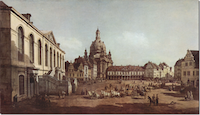 Canaletto: Blick auf Dresden