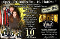 Plakat von Speckert-Rupprecht '10.Hoffest'