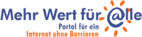 Logo von Mehr Wert fr @alle Portal fr ein Internet ohne Barrieren