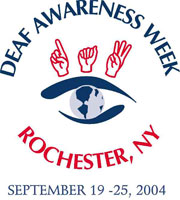 Logo 'Deaf Awarens Week'