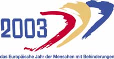 Logo des 2003 das Europäische Jahr der Menschen mit Behinderungen