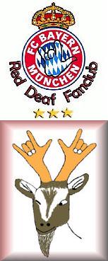 Logo von Deaf FC Bayern München Fanclub und Deaf Cologne Fanclub