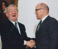 Bundespräsident Johannes Rau und Dr. Ulrich Hase