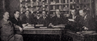 Vorstand des Reichsverbands der Gehörlosen Deutschlands e.V. von 1929, Mitte: Alphons Levy