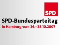 SPD-Bundesparteitag in Hamburg vom 26.-28.10.2007