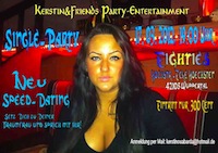Single-Party mit Speed-Dating