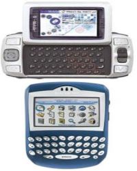 Hiptop 2 und Blackberry