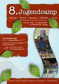 Plakat 8. Jugendcamp 2006