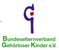 Logo von Bundeselternverband Gehrloser Kinder e.V.