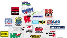 Logos von Radios