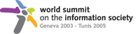 Logo 'World Summit on the information society'